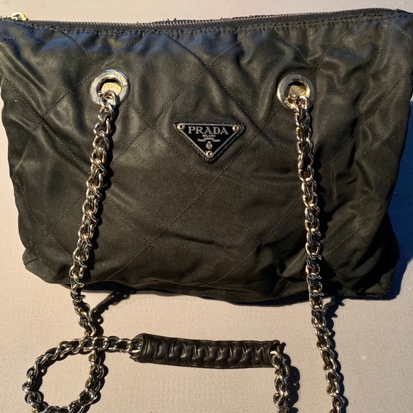 Prada Handbags - Prada Fabric Shoulder Bag
